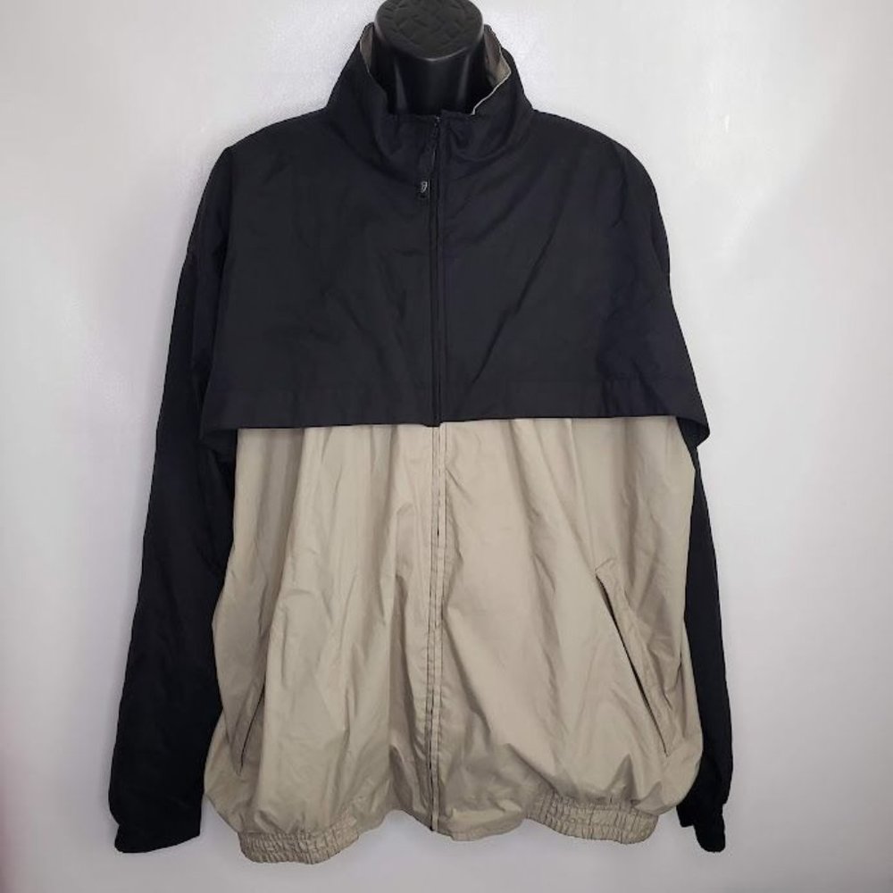 Nike Golf Men's Jacket XXL Brown Black Storm Fit Full Zip - Picture 12 of 12